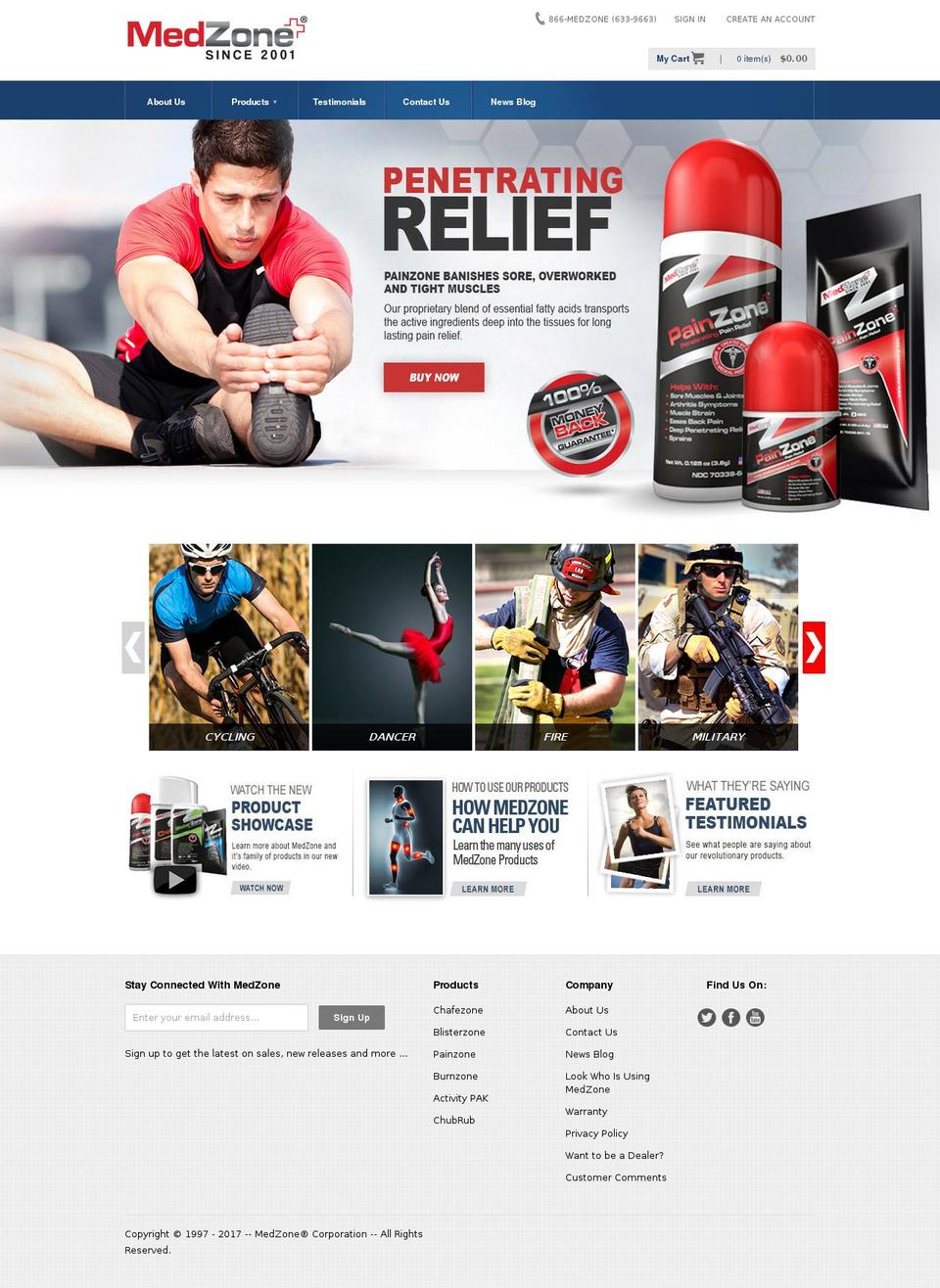 MedZone - Mobilia Responsive Shopify theme site example antichafebalm.com