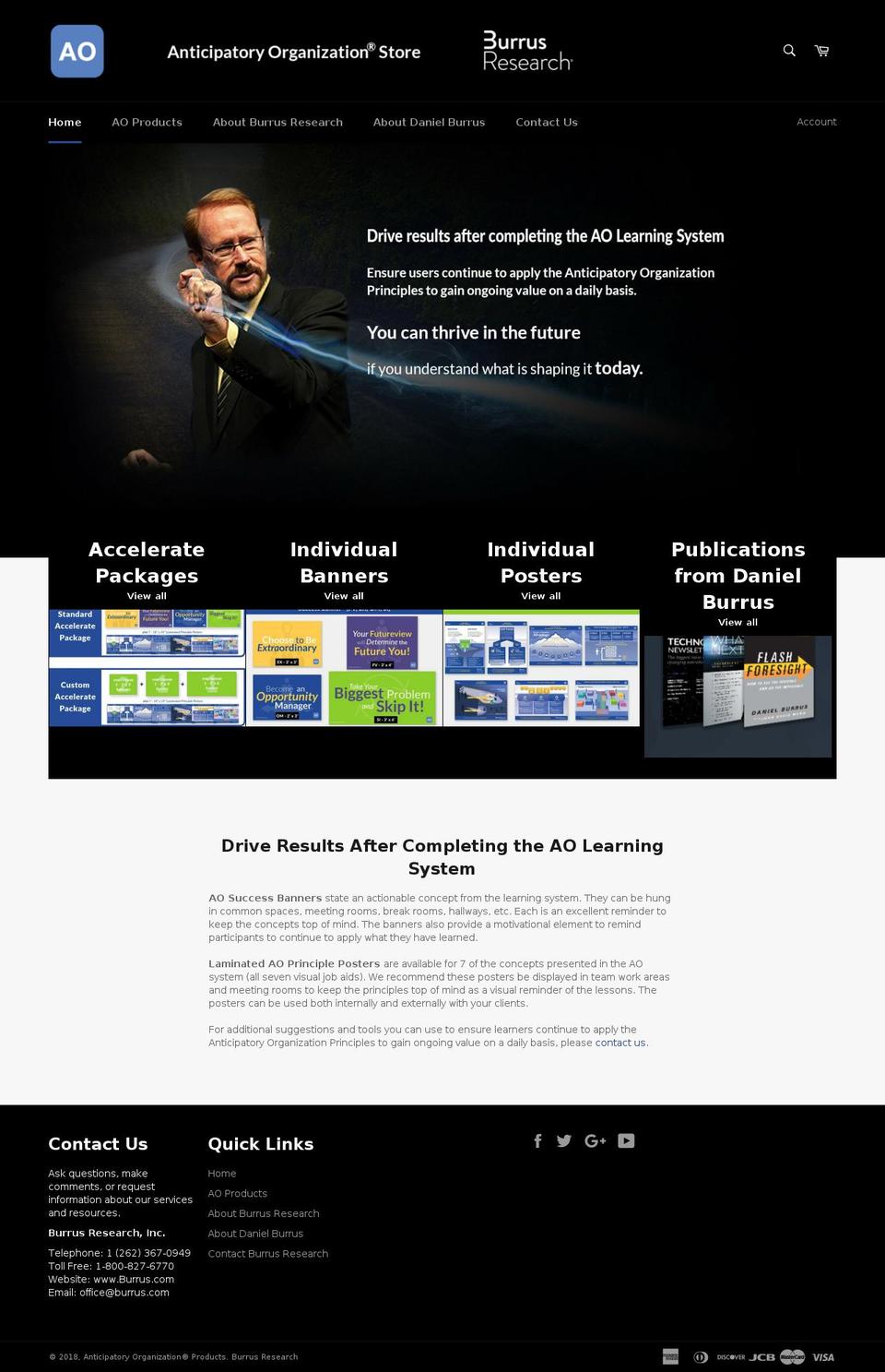anticipatoryproducts.com — Shopify storefront screenshot