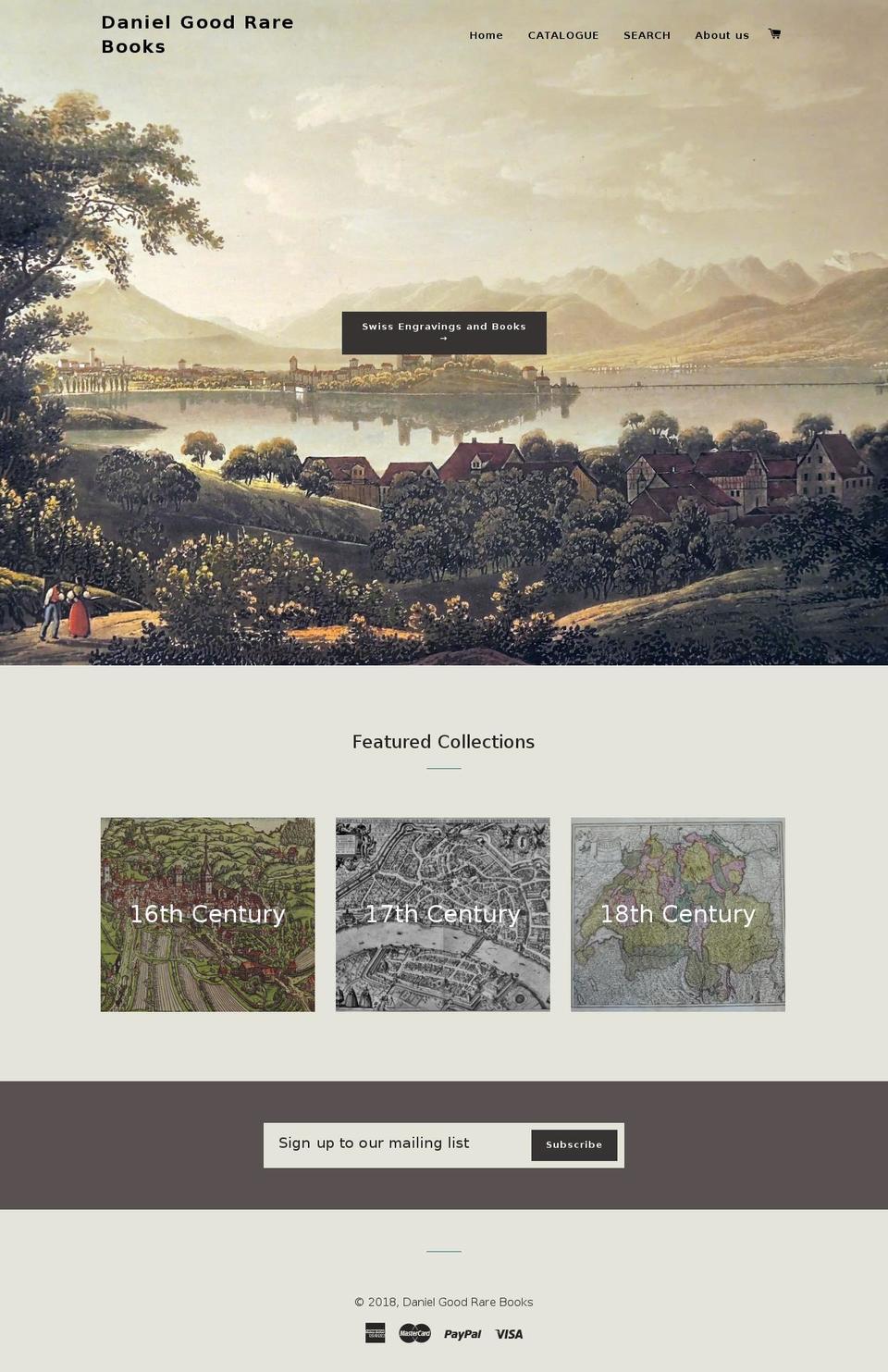 Homepagetheme Shopify theme site example antiquariat-altestiche.ch