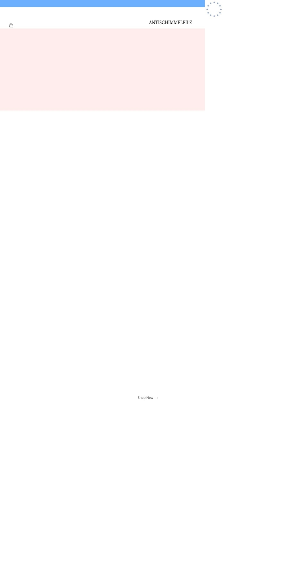 antischimmelpilz.com shopify website screenshot