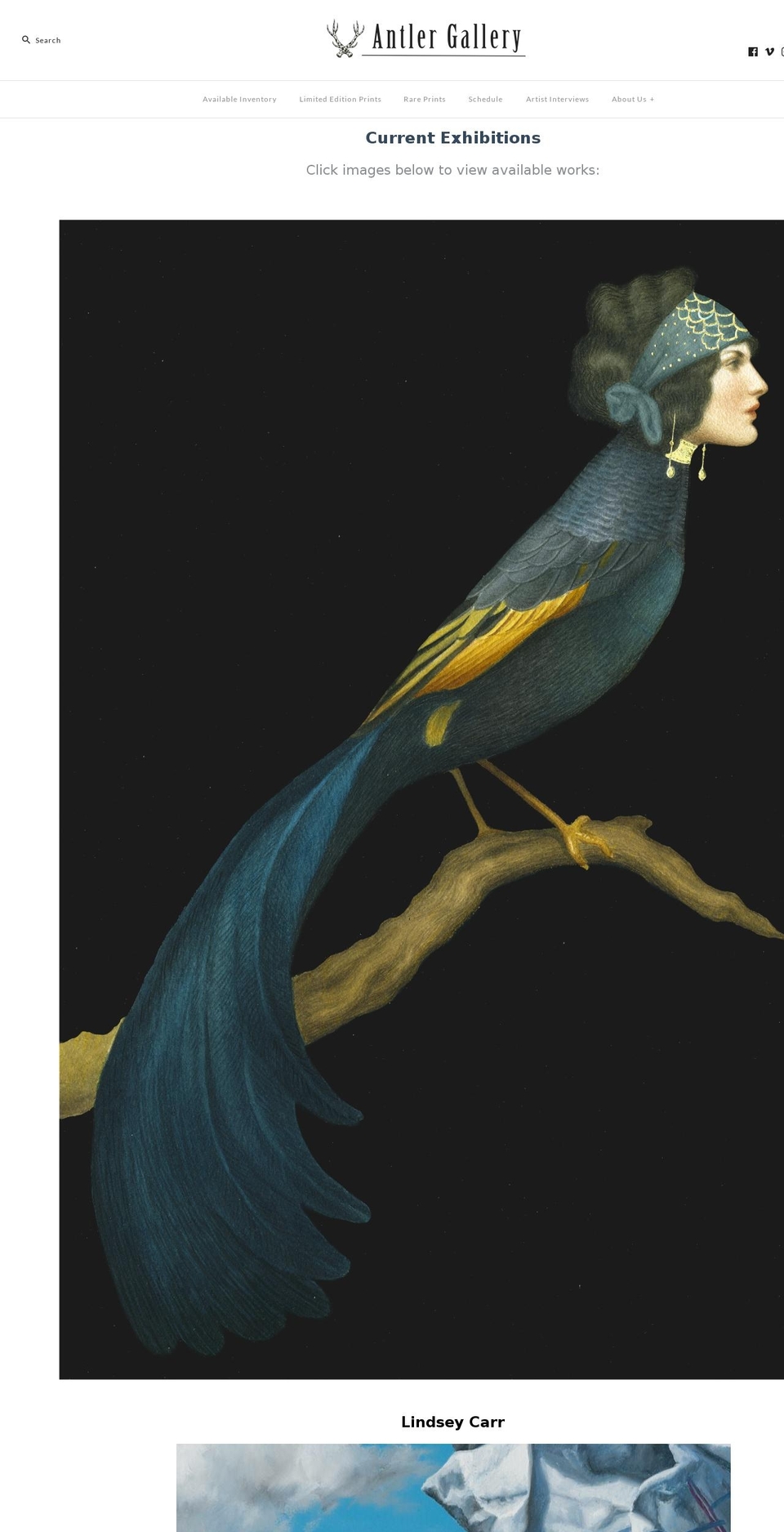 antlergallerypdx.com — Shopify storefront screenshot