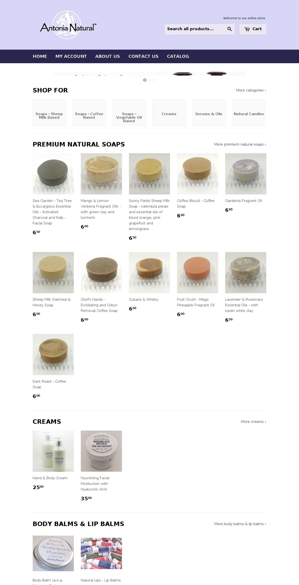 antoniaworks.com shopify website screenshot
