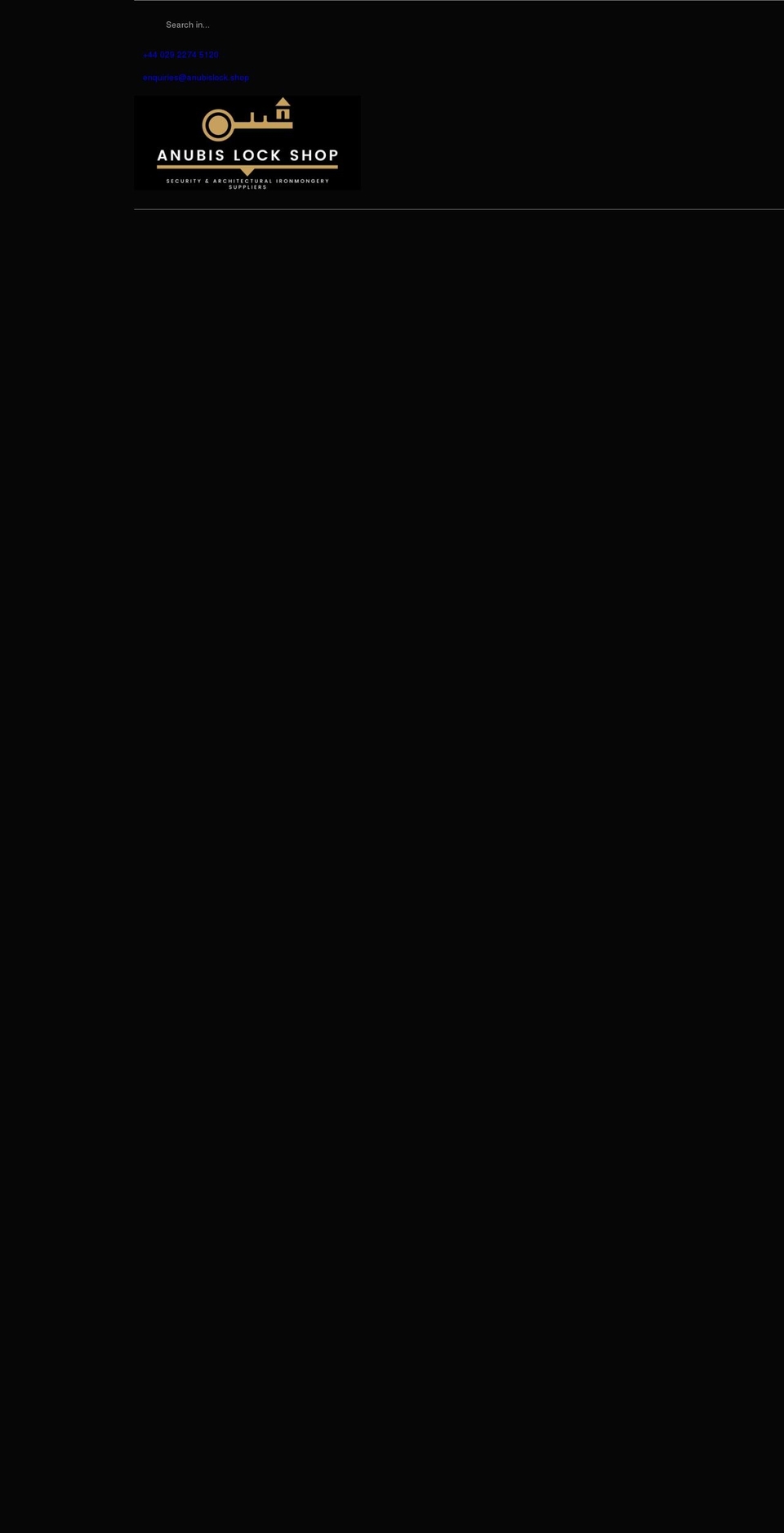 anubislock.shop shopify website screenshot