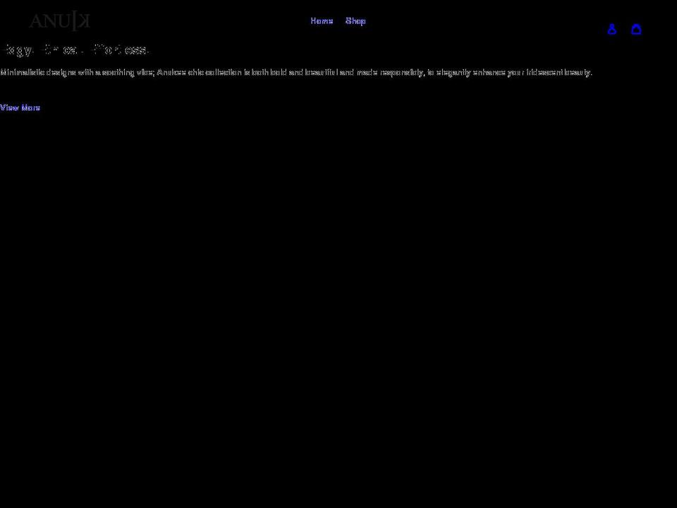 anukee.com shopify website screenshot