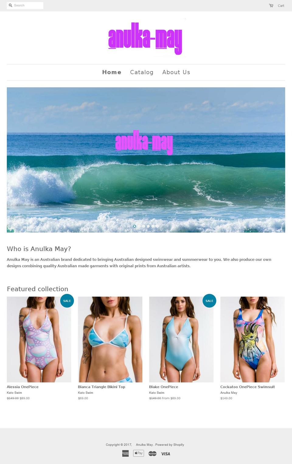 anulka-may.com shopify website screenshot