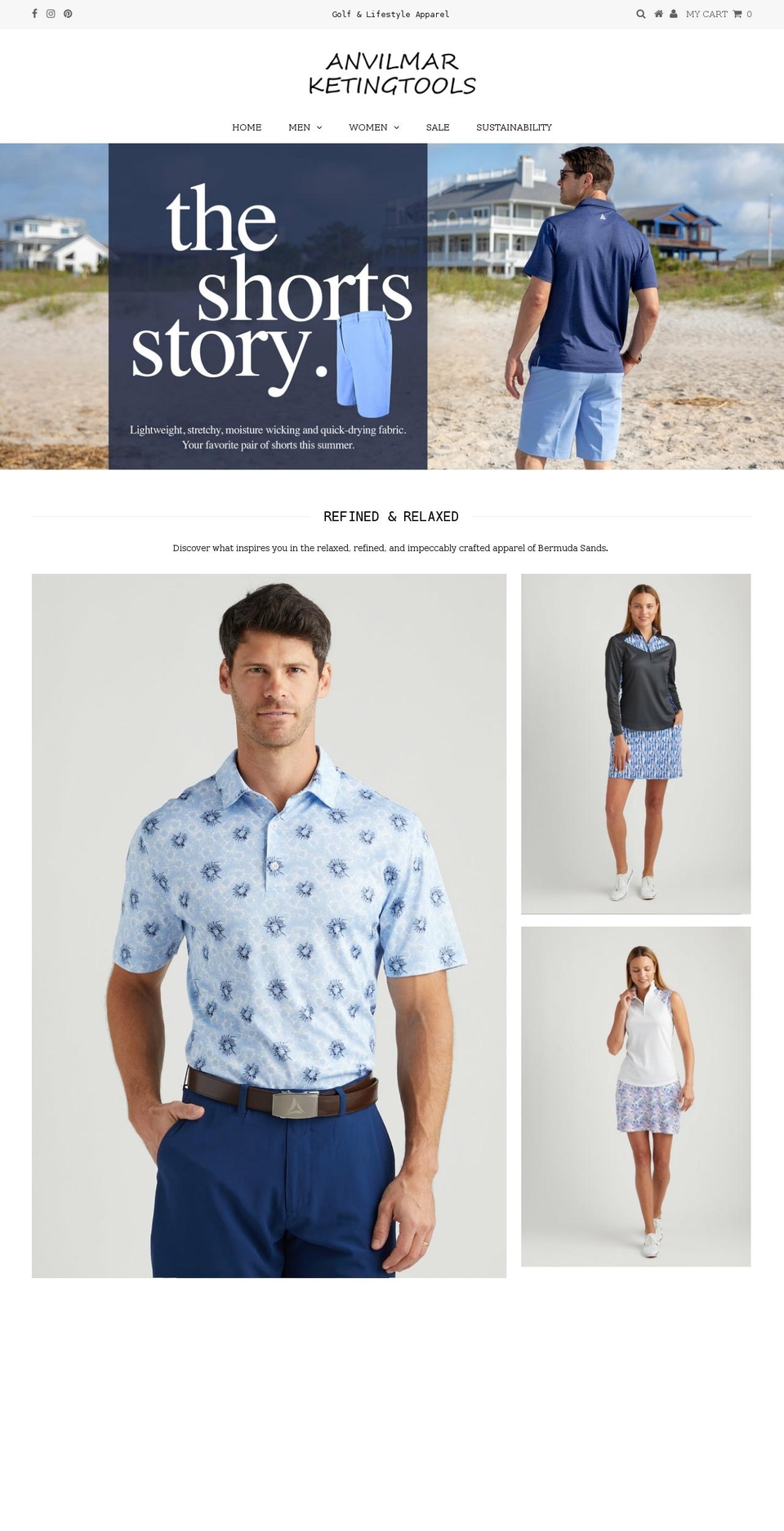 Bermuda Sands BC Shopify theme site example anvilmarketingtools.com