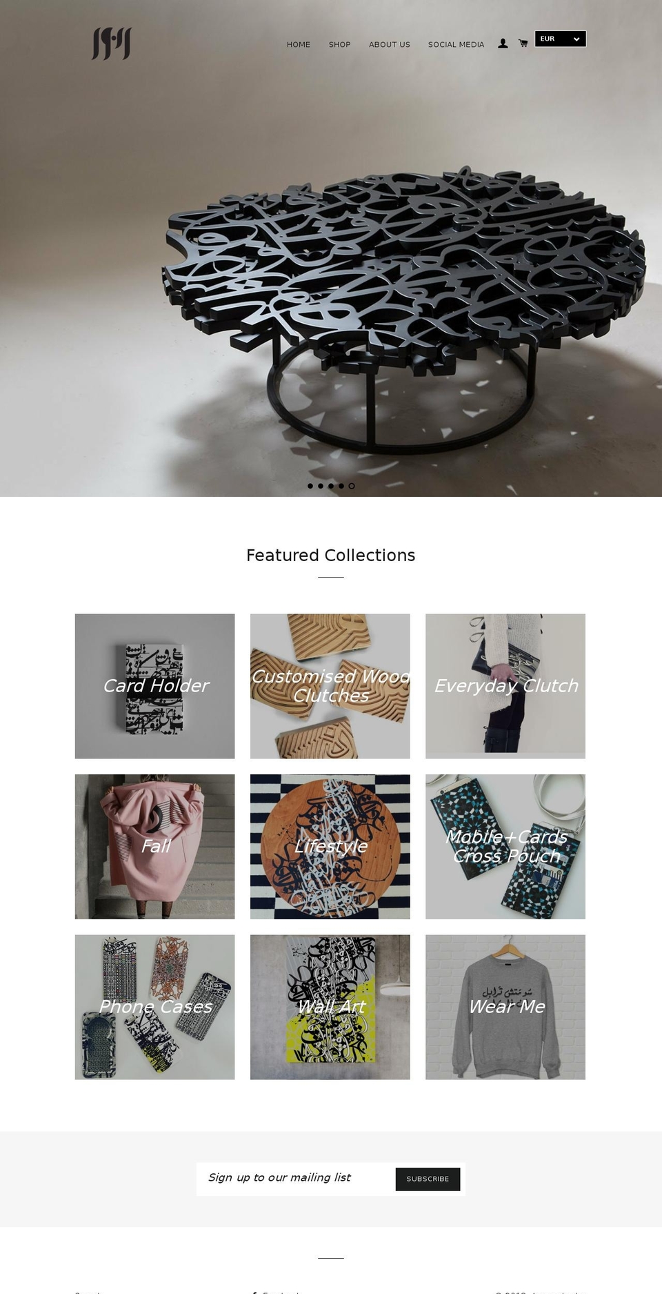 anwarghader.com — Shopify storefront screenshot