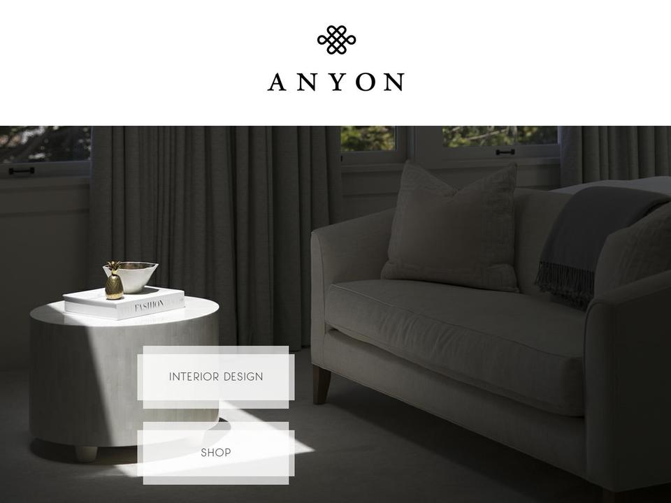anyondesign.com shopify website screenshot