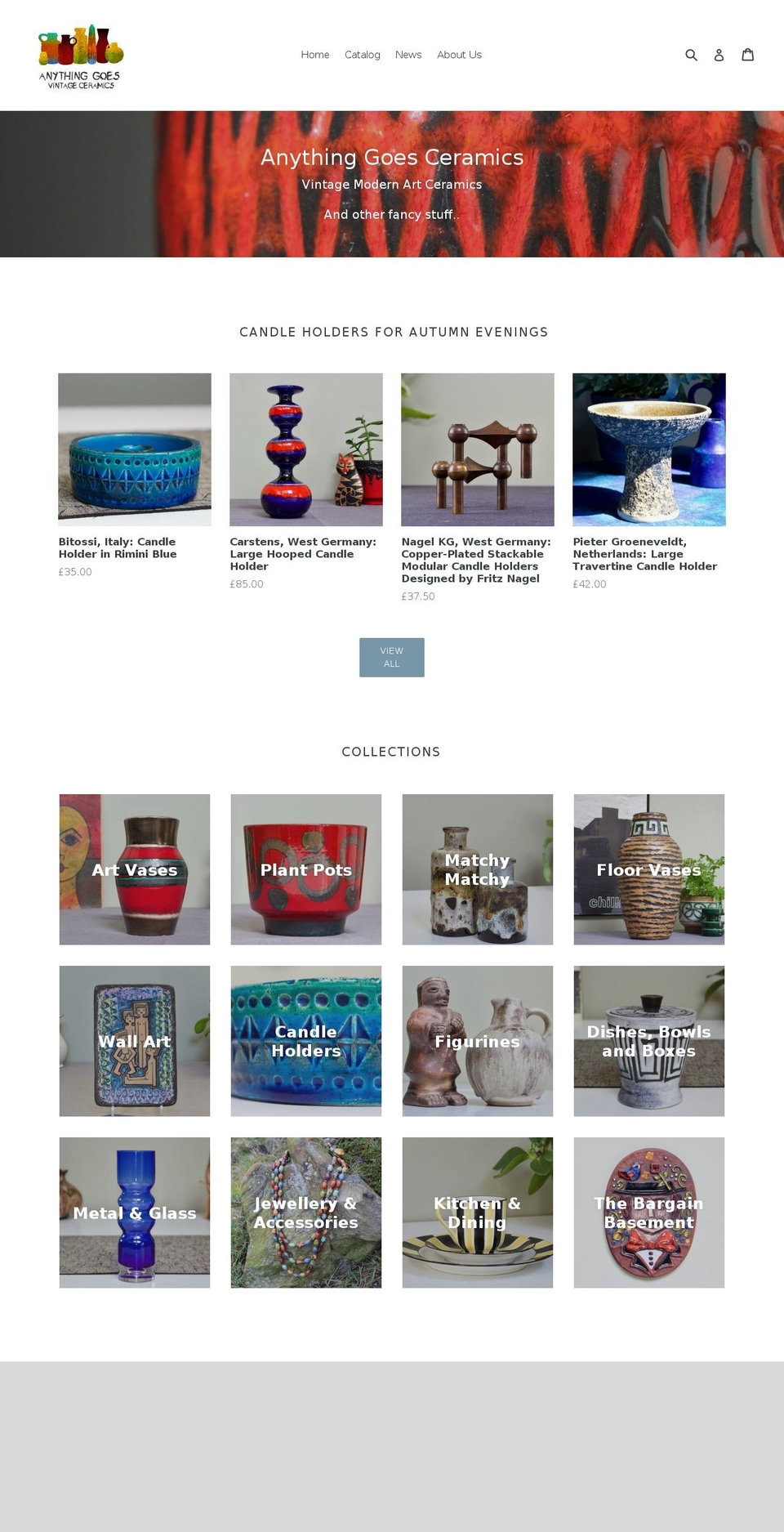 anythinggoesceramics.com — Shopify storefront screenshot