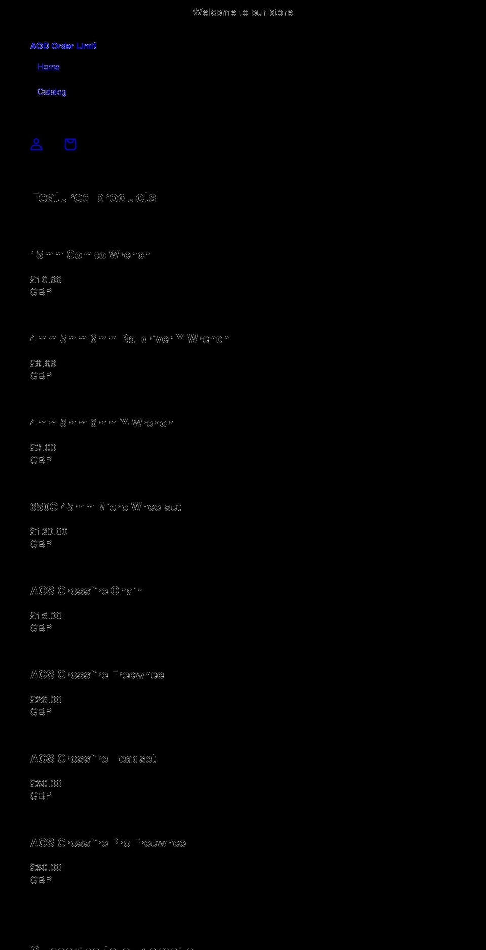 aod-order-limit.myshopify.com shopify website screenshot
