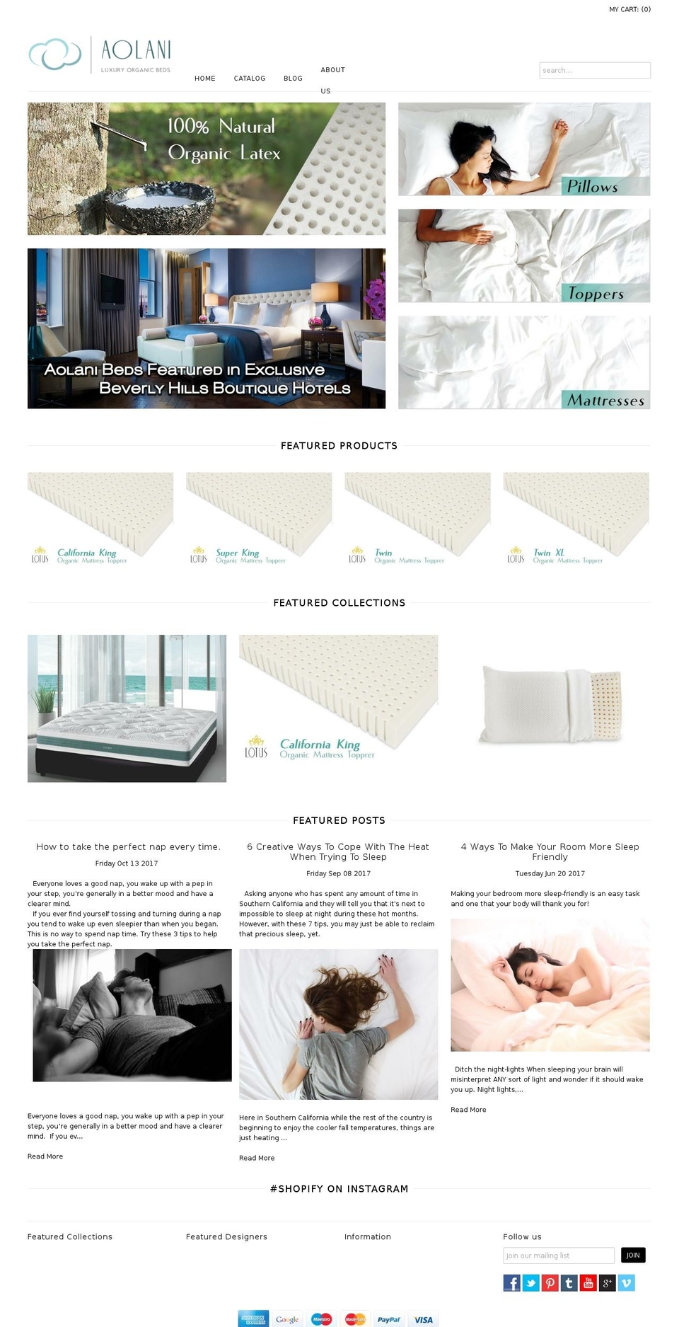 aolani.com — Shopify storefront screenshot