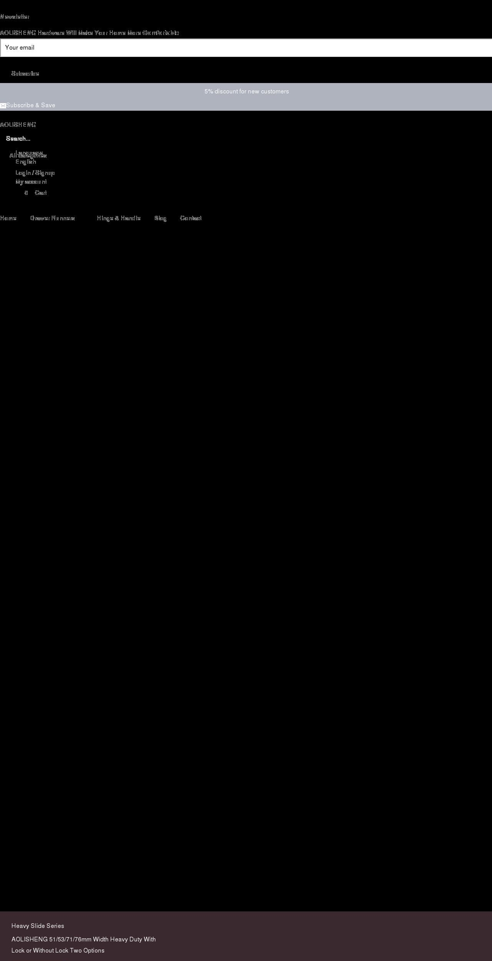 aolisheng.uk shopify website screenshot