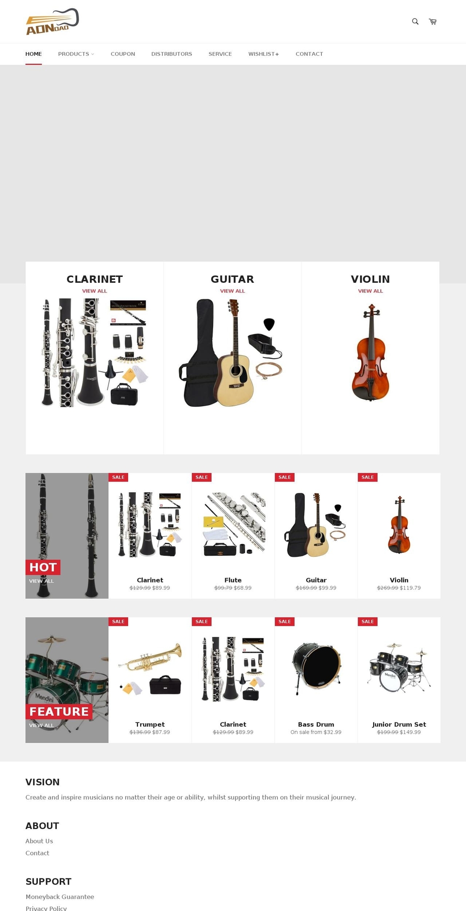 aonoao.com — Shopify storefront screenshot