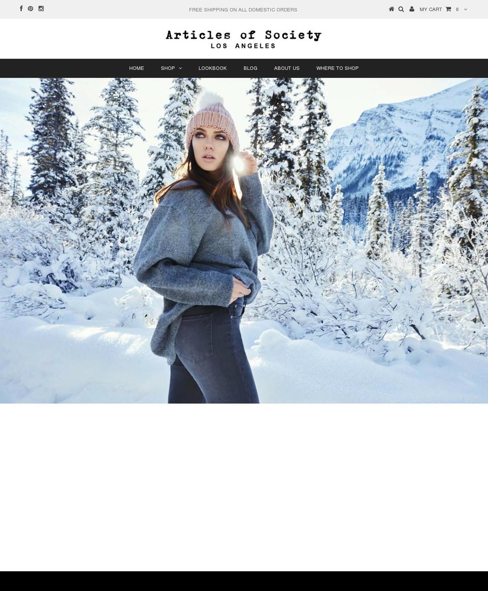 aosjeansla.com — Shopify storefront screenshot