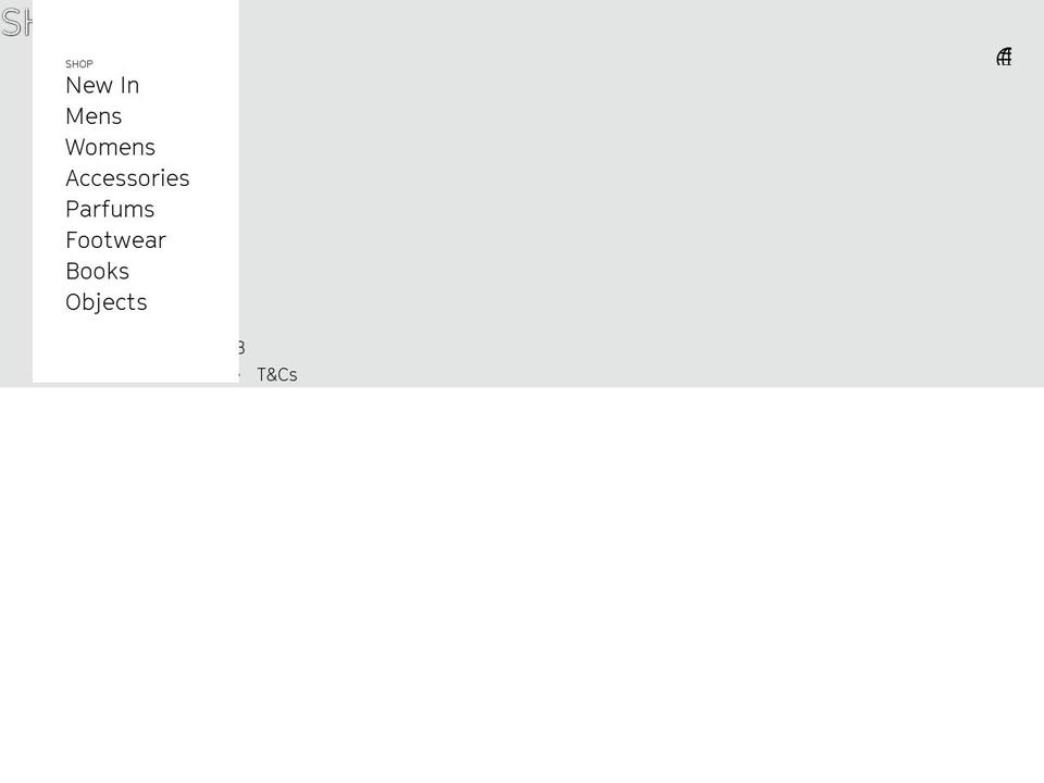 aoyamaarchive.com — Shopify storefront screenshot