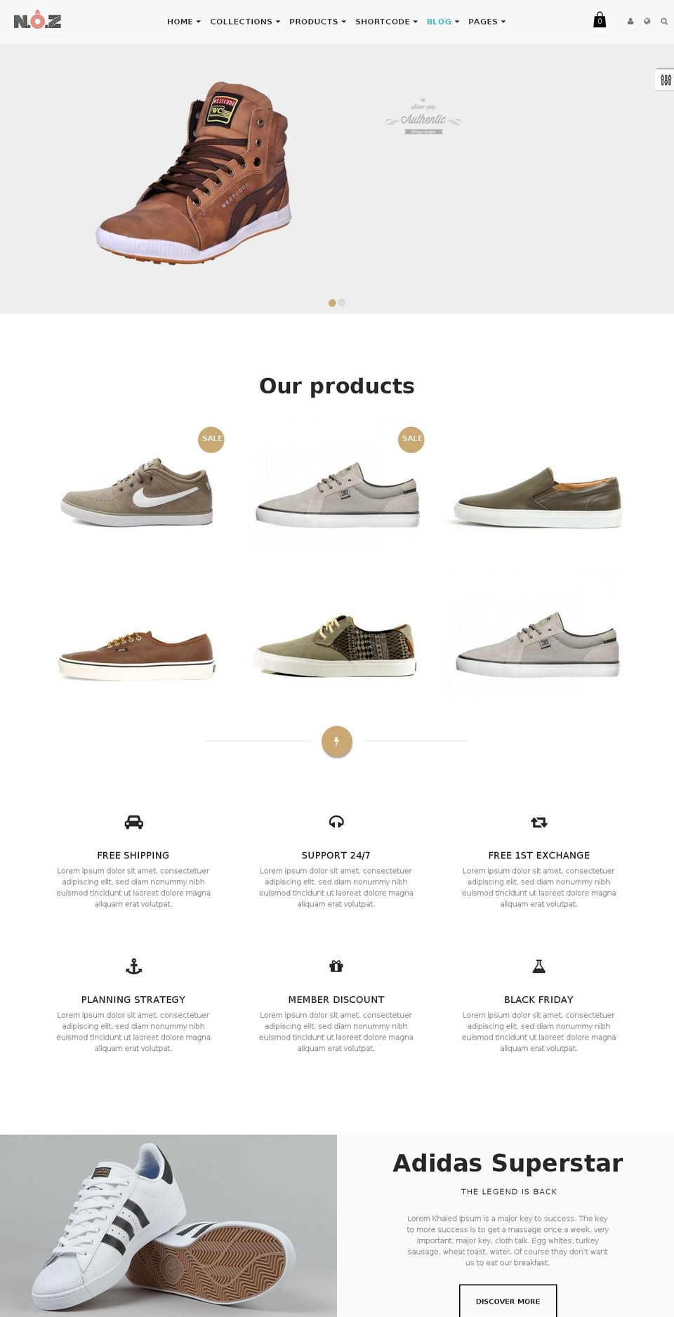 Main store Shopify theme site example ap-shoes-store.myshopify.com