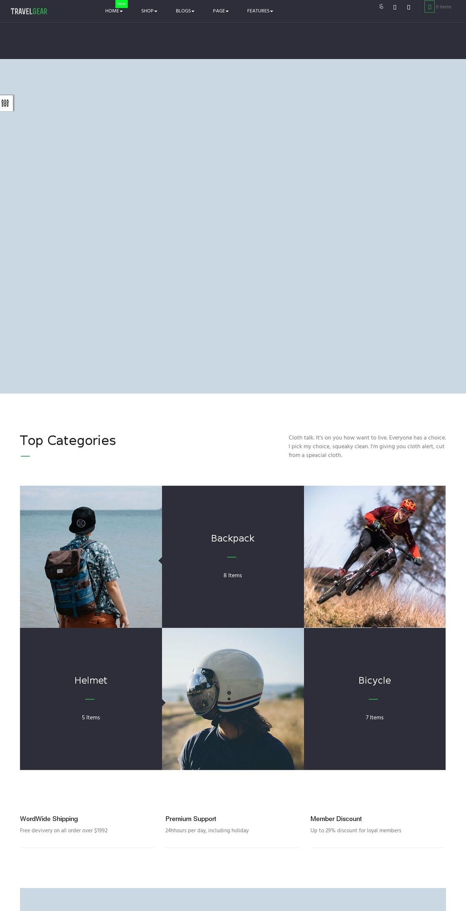 ap-travel-gear.myshopify.com shopify website screenshot