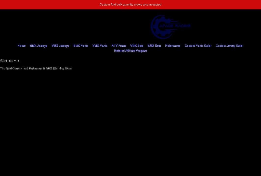 apaceracing.com shopify website screenshot