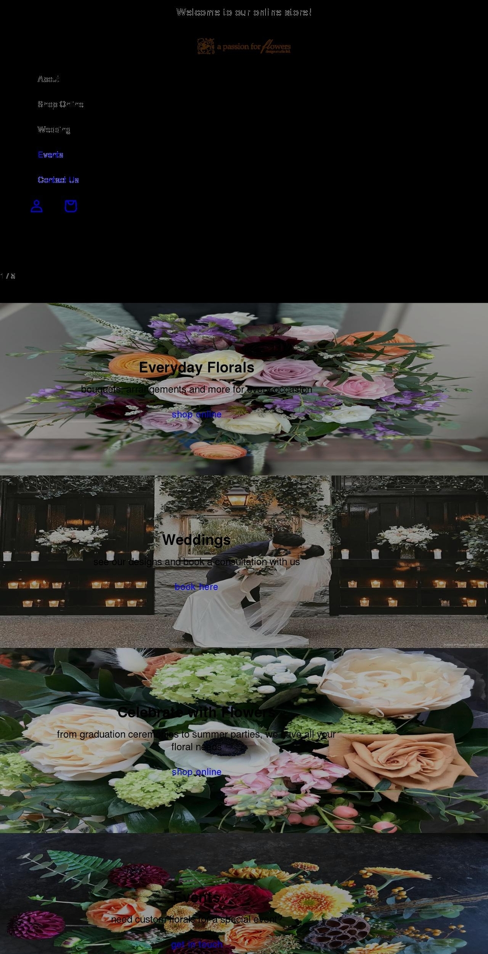 apassionforflowers.ca shopify website screenshot