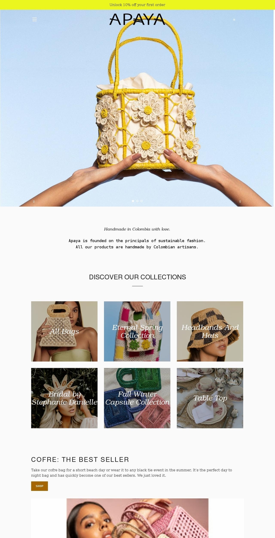 apaya.org shopify website screenshot