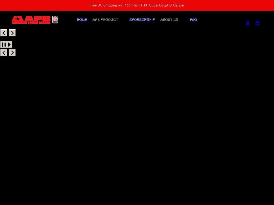 apbbrake.com shopify website screenshot