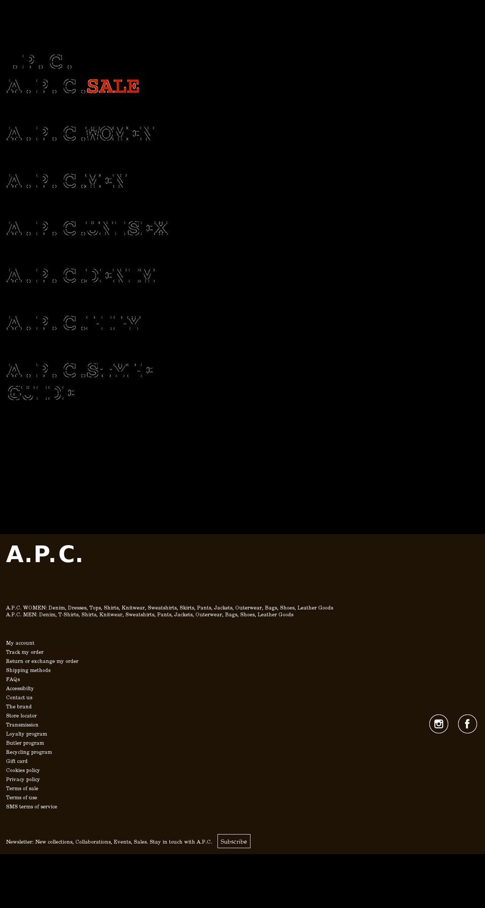 apc-us.com shopify website screenshot
