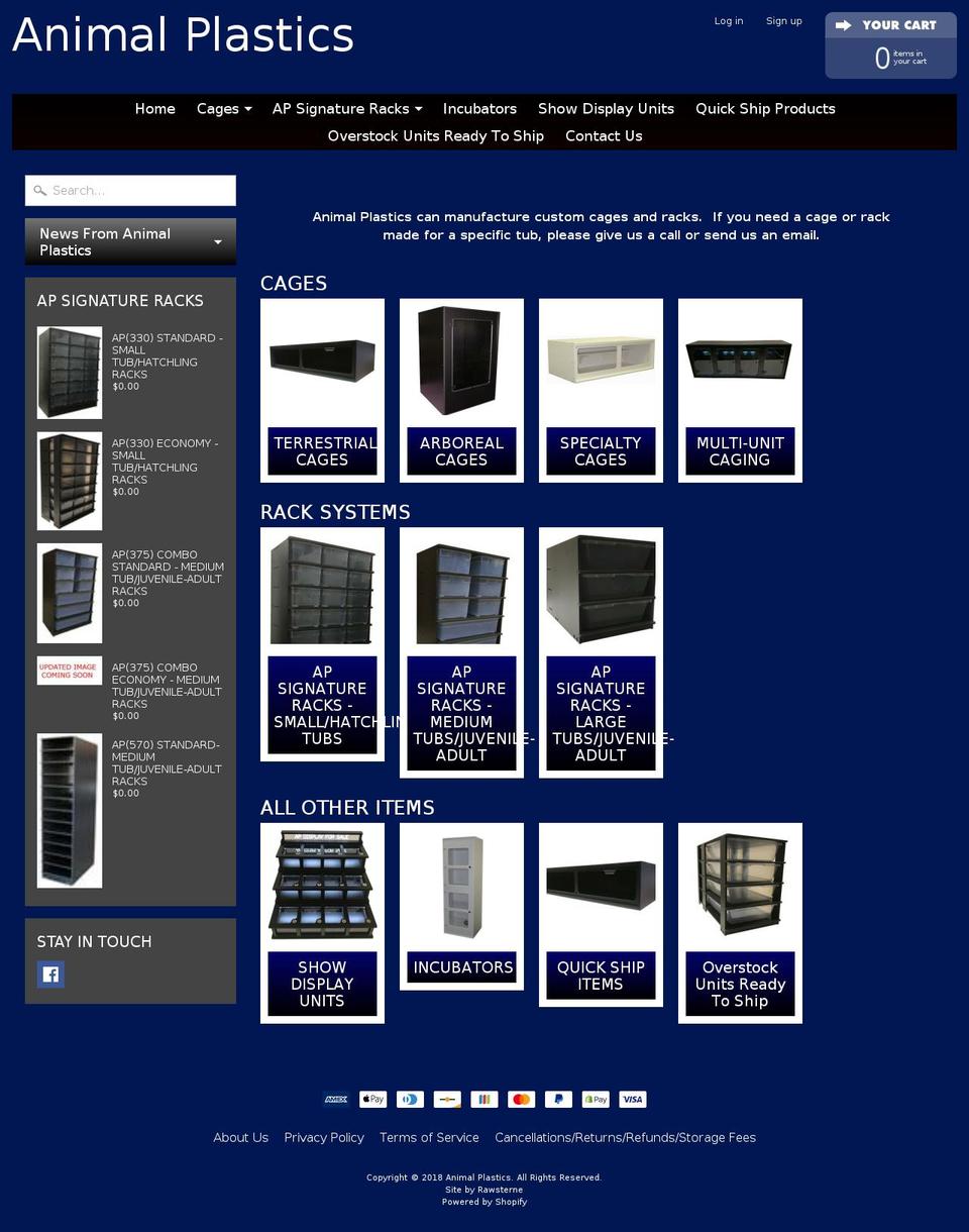 apcages.com — Shopify storefront screenshot