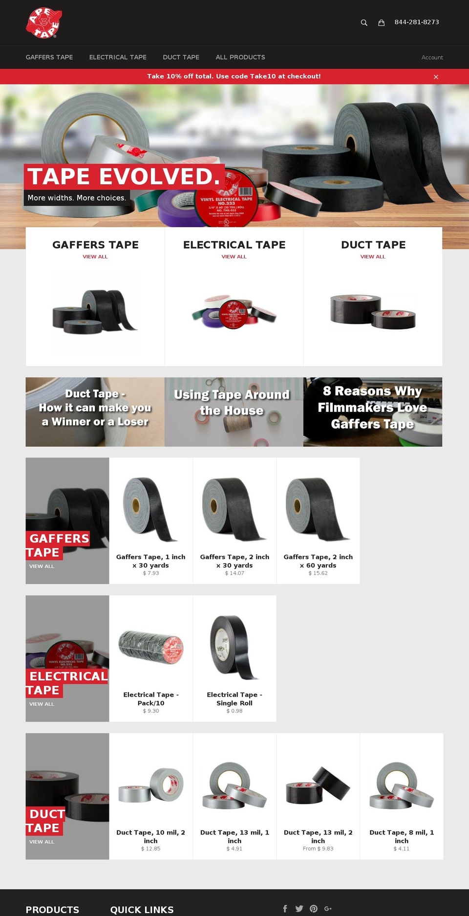 apetapes.com shopify website screenshot