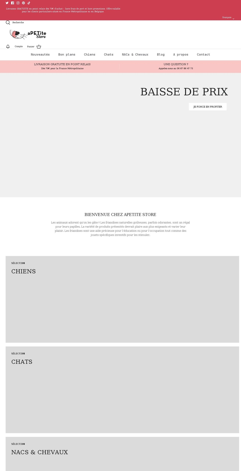 apetitestore.com shopify website screenshot