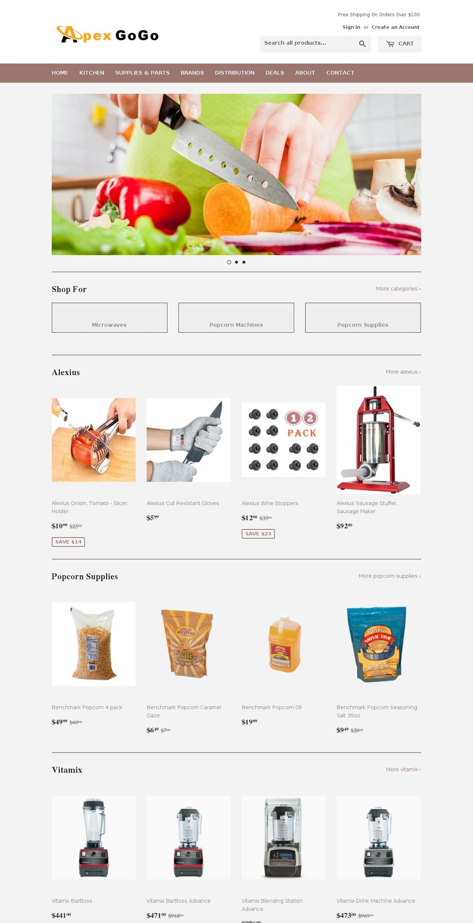 apexgogo.com — Shopify storefront screenshot