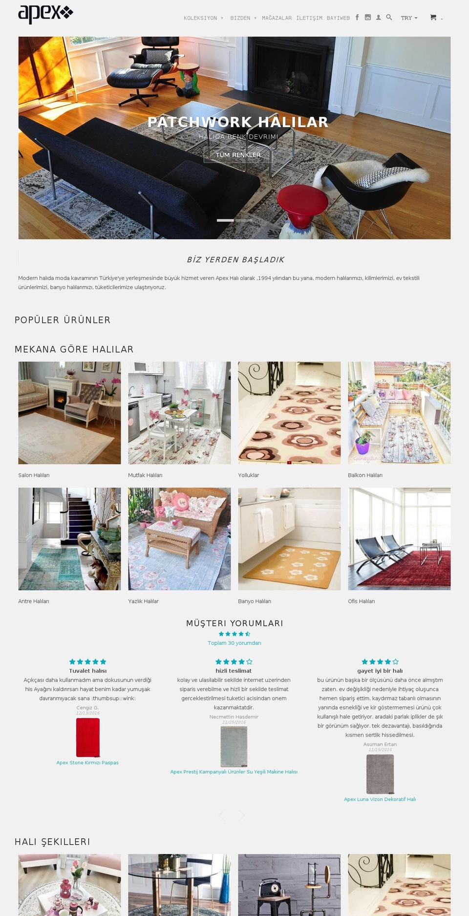 apexhali.net shopify website screenshot