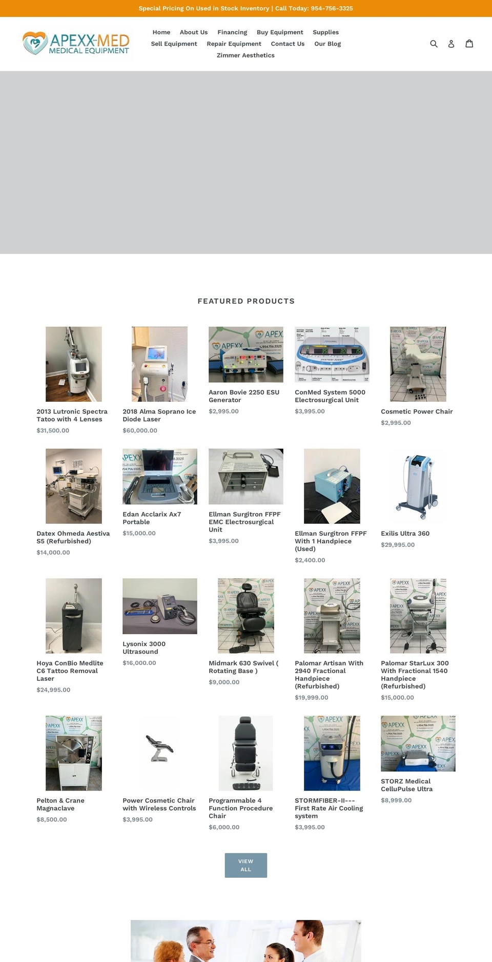 apexxmed.myshopify.com shopify website screenshot