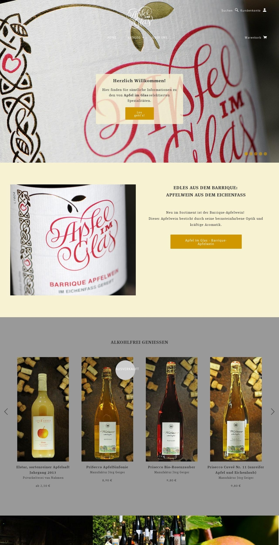 apfelimglas.com shopify website screenshot