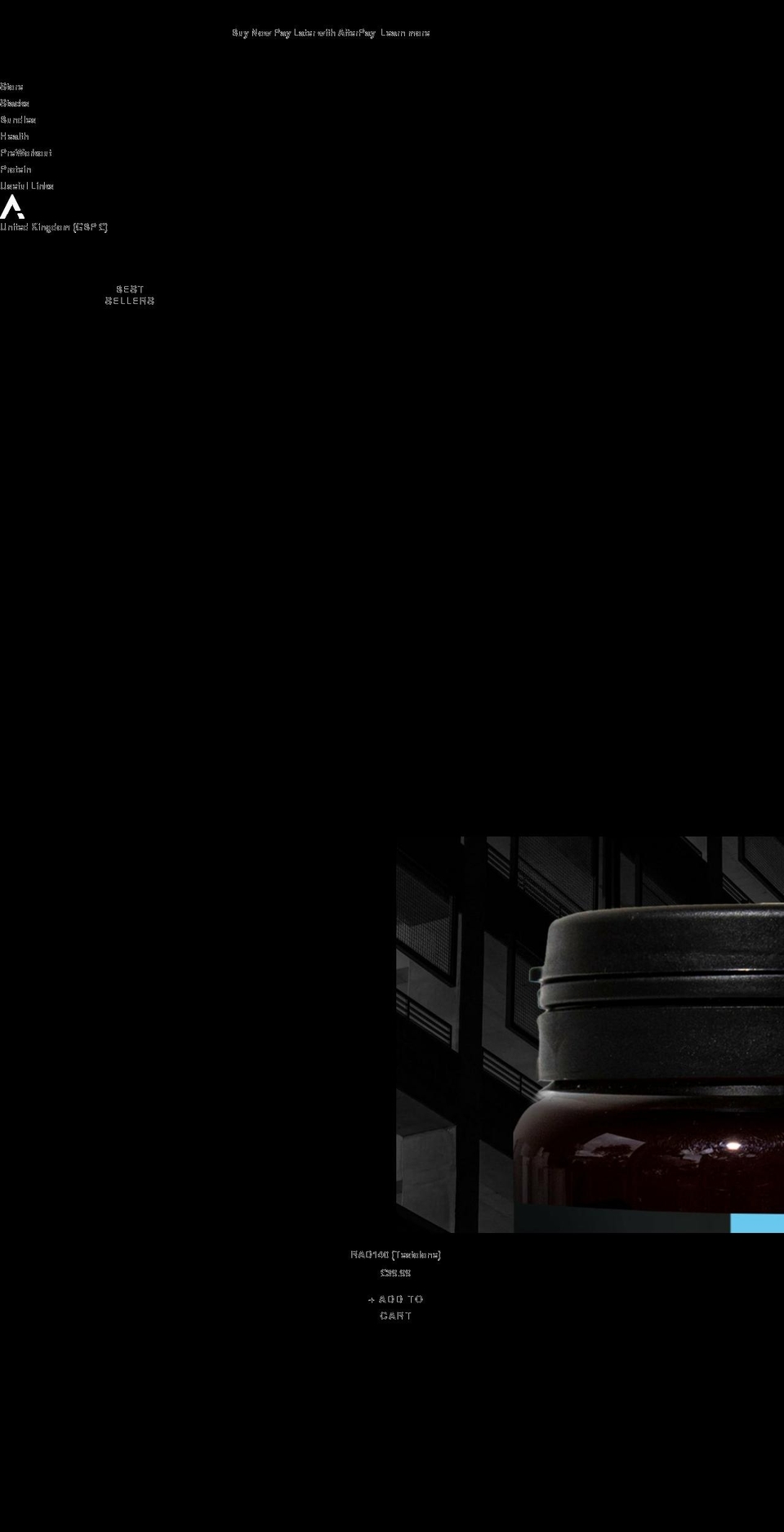 aphscience.com shopify website screenshot