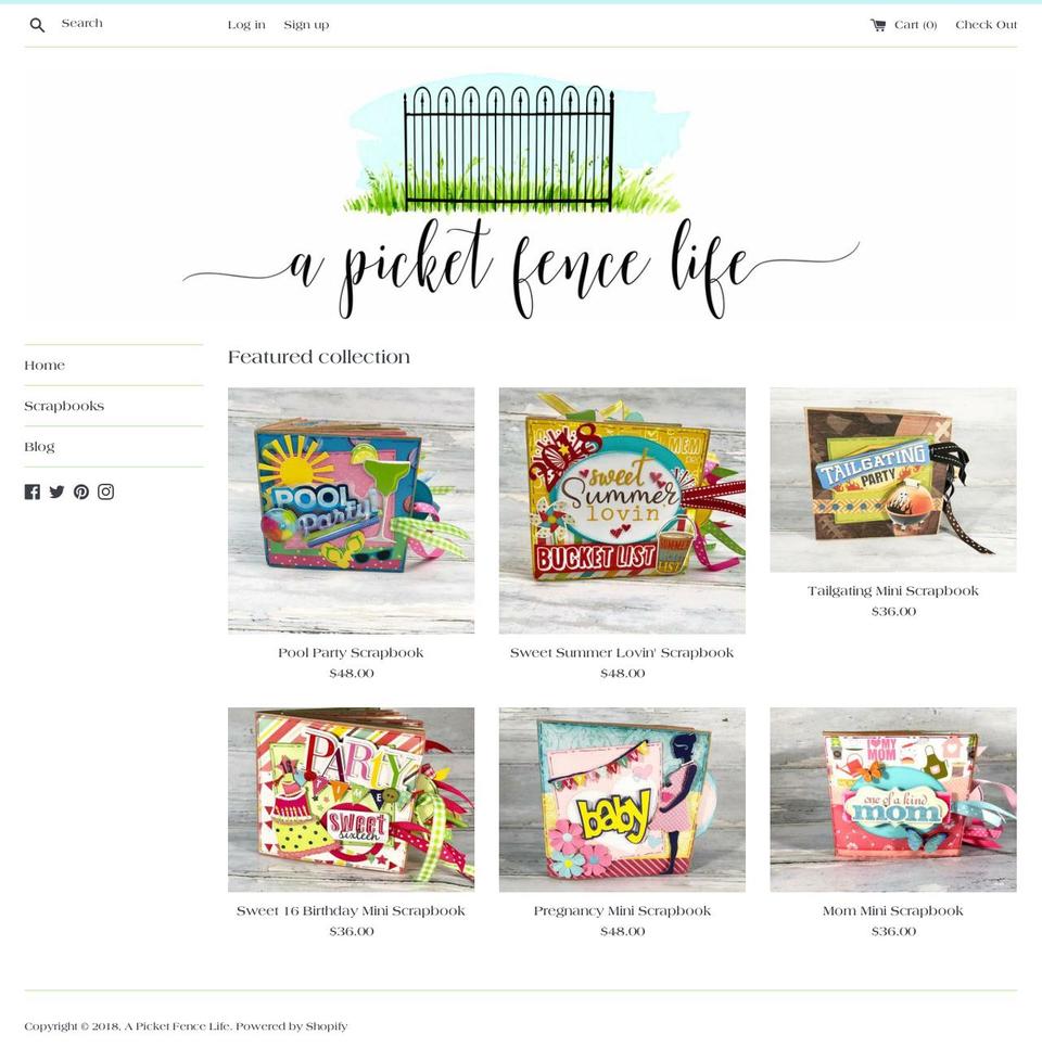 apicketfencelife.com — Shopify storefront screenshot