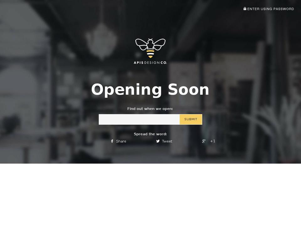 apisdesignco.com — Shopify storefront screenshot