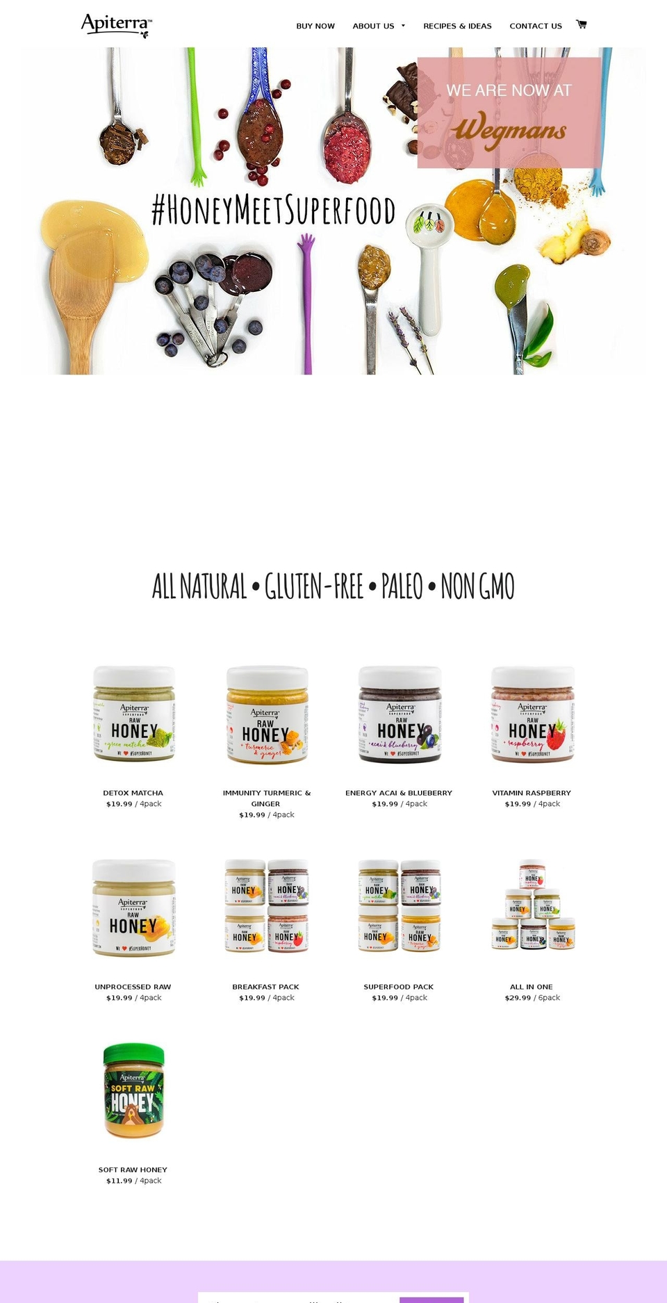 apiterrasuperfood.com shopify website screenshot