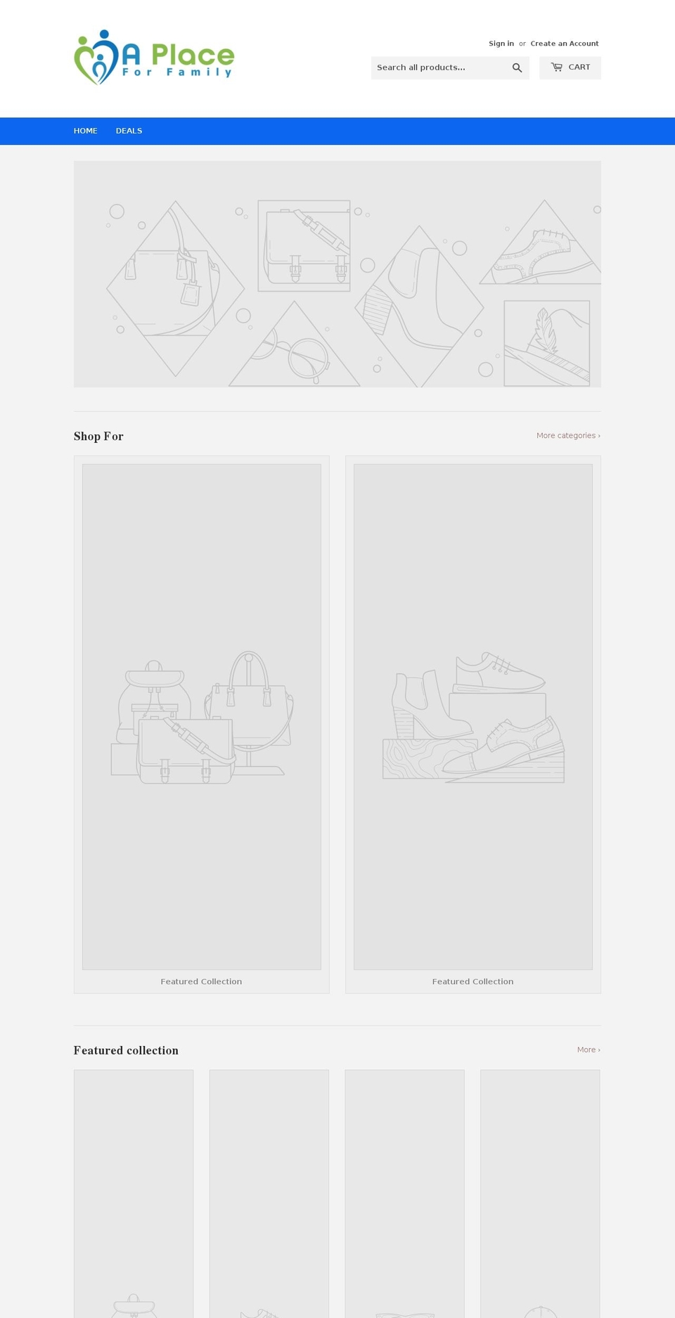 aplaceforfamily.com — Shopify storefront screenshot