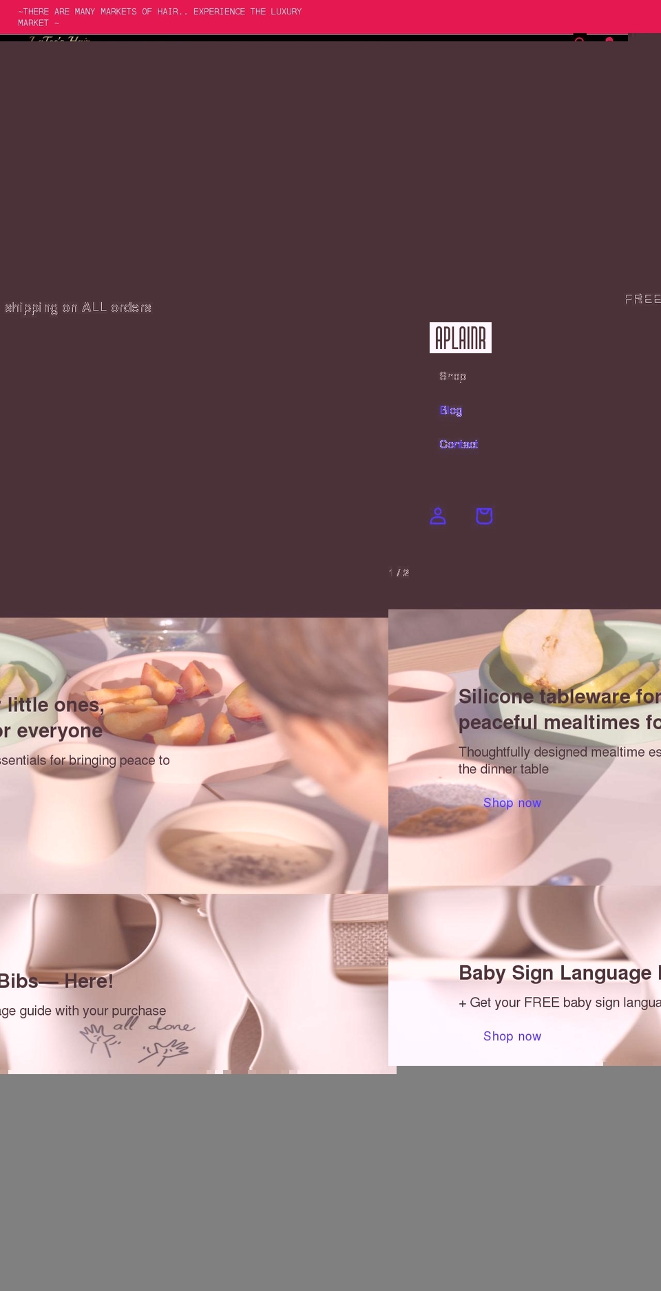 aplainr.com shopify website screenshot