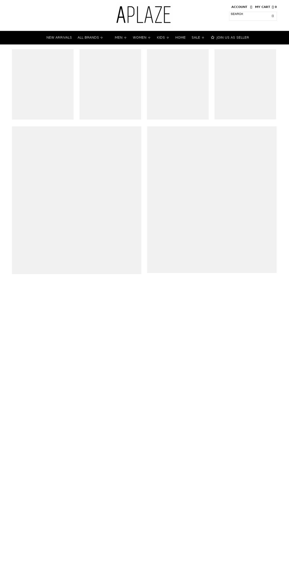 aplaze.com shopify website screenshot