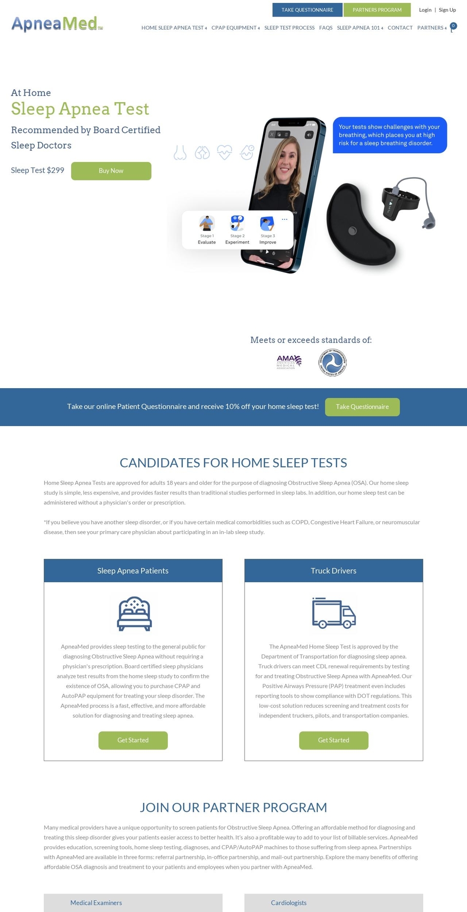 apneamed.myshopify.com — Shopify storefront screenshot
