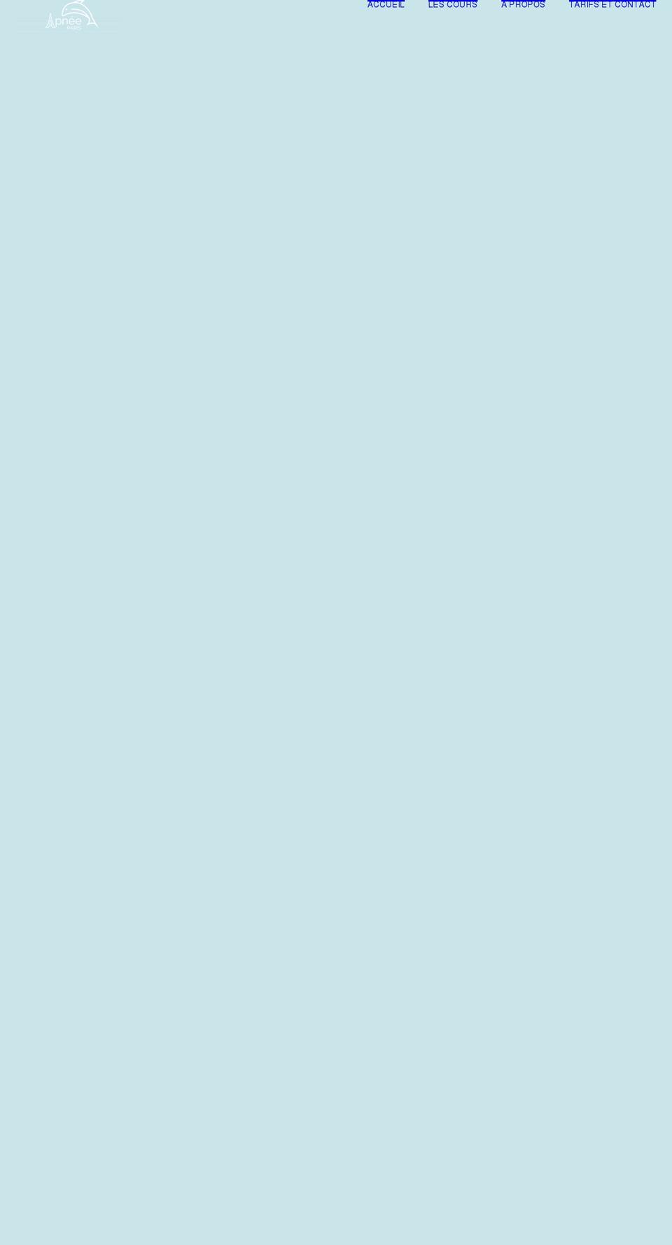 apneeparis.com — Shopify storefront screenshot