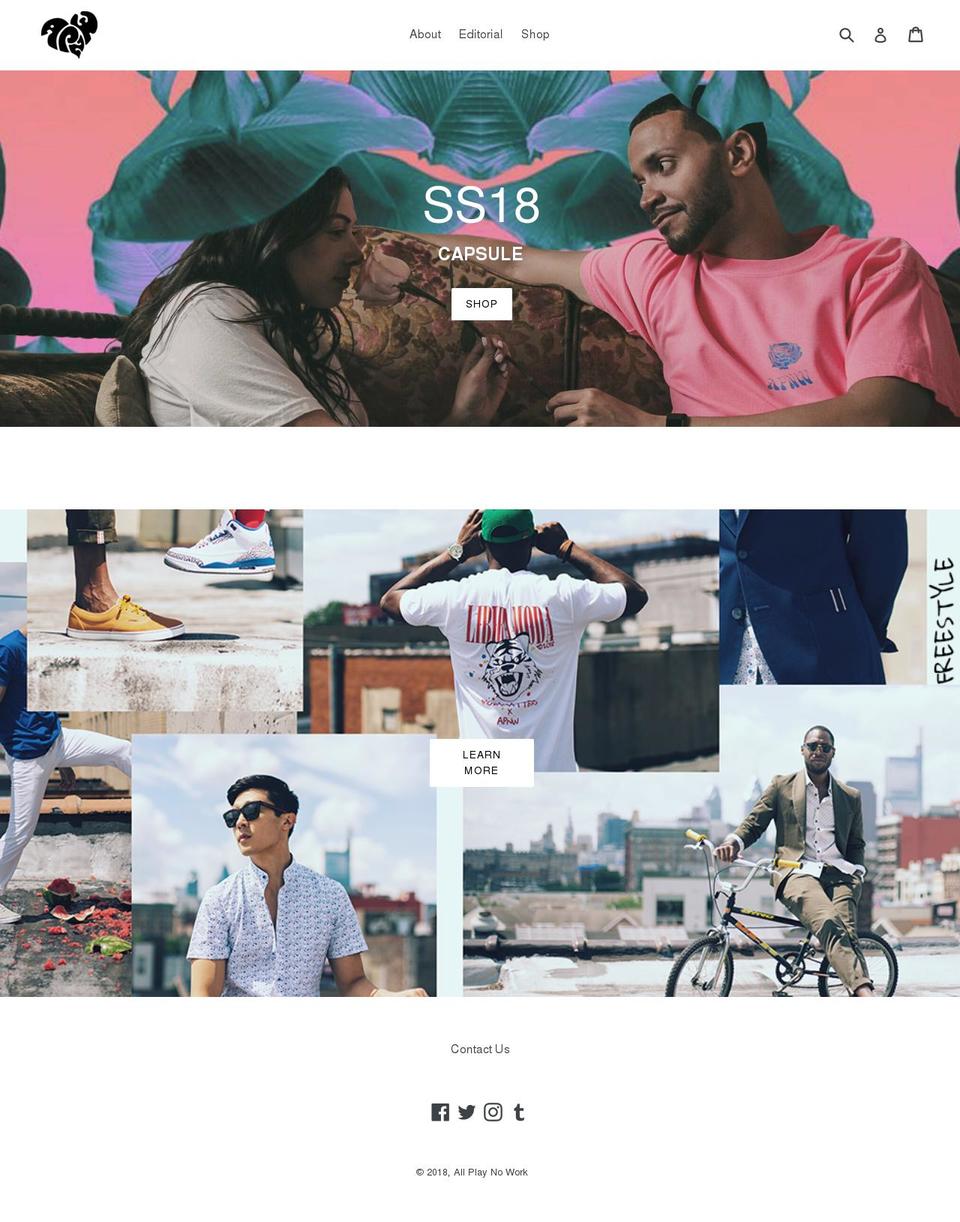 apnw.us shopify website screenshot