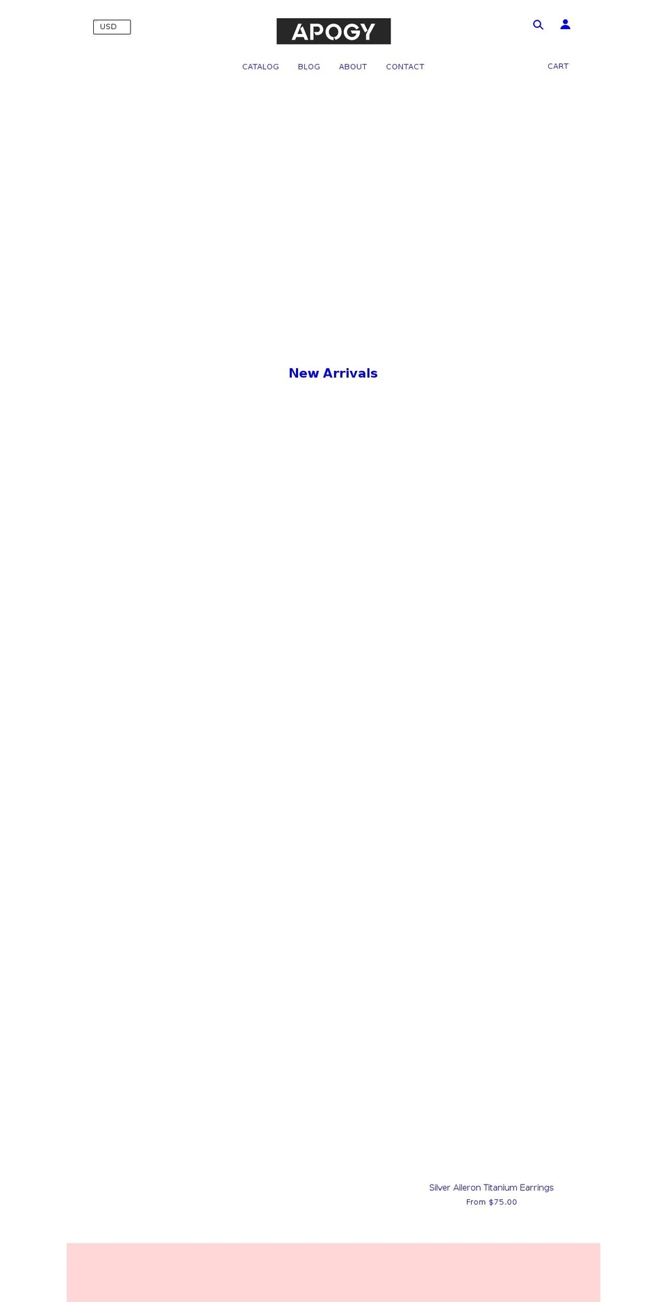 apogy.com shopify website screenshot