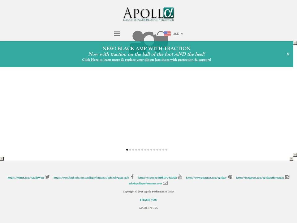 apollasock.com — Shopify storefront screenshot