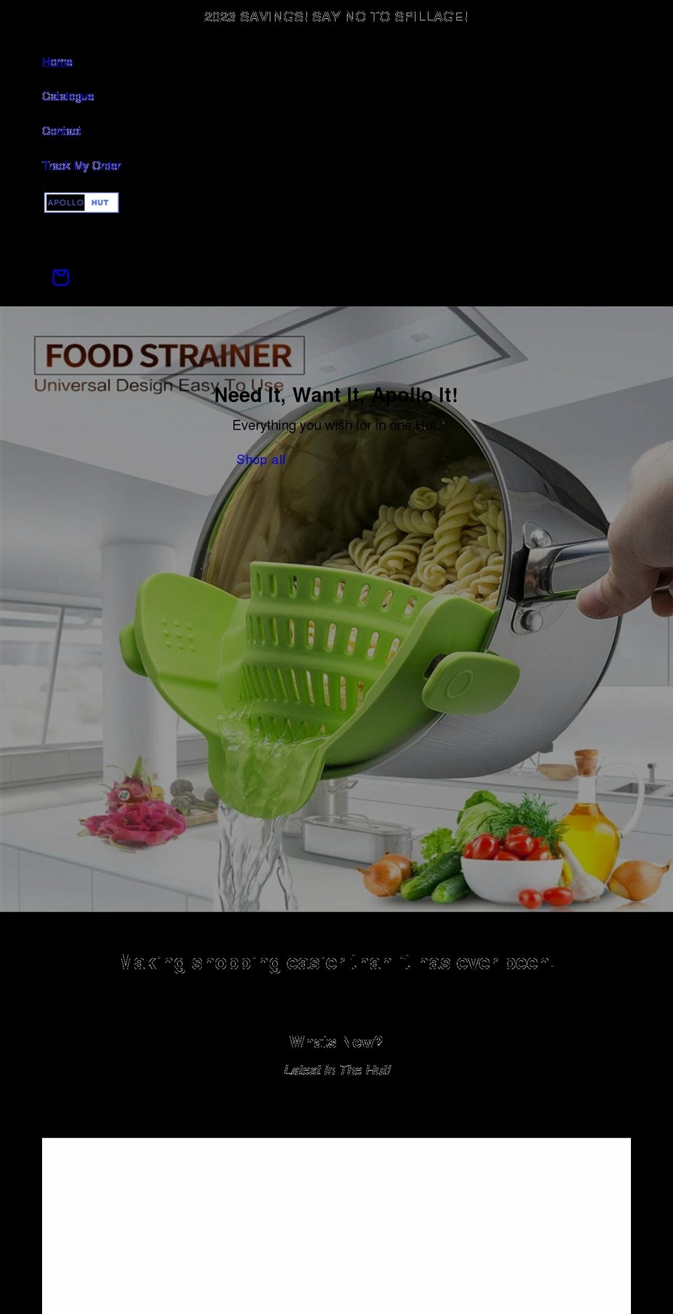 apollohut.com shopify website screenshot