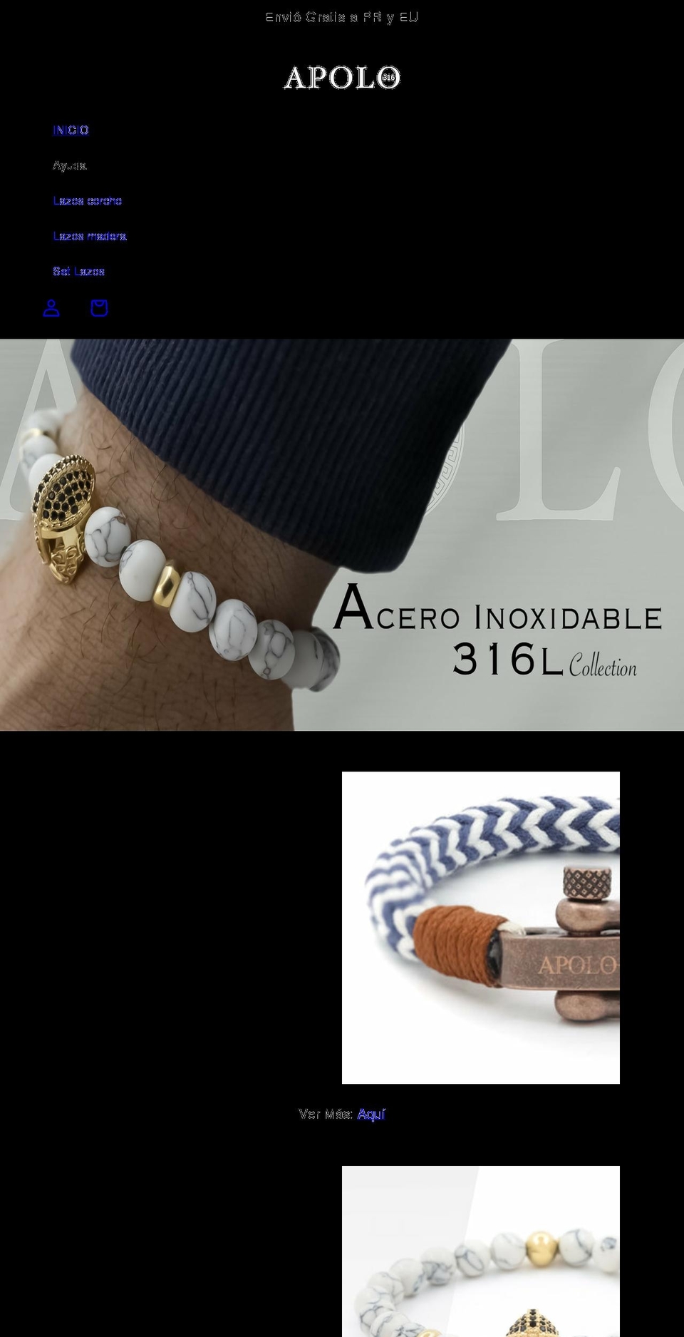 apolo316.com shopify website screenshot