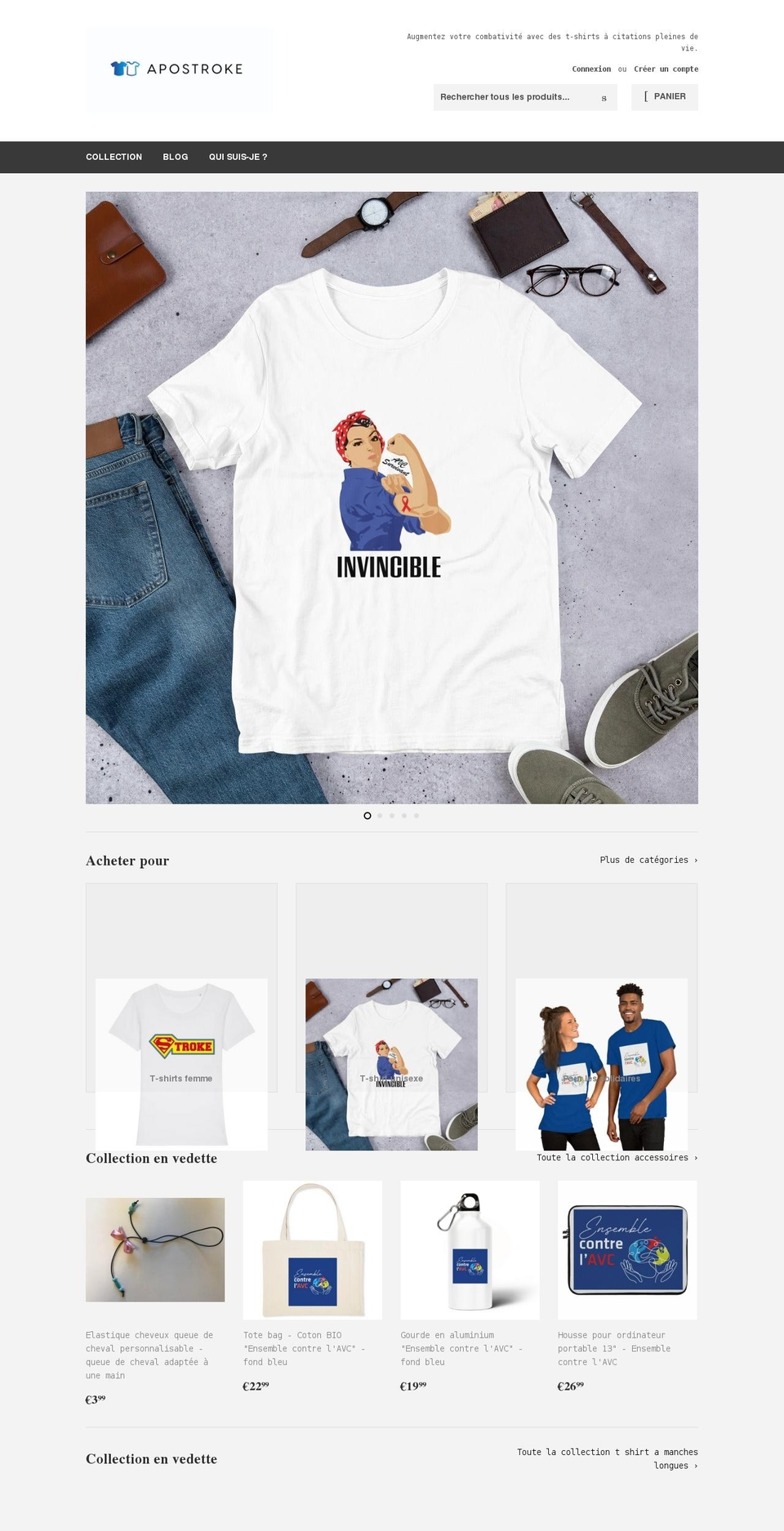 apostroke.com shopify website screenshot
