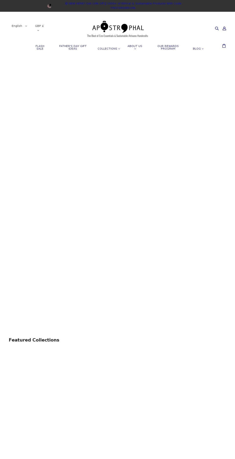 apostrophal.com shopify website screenshot