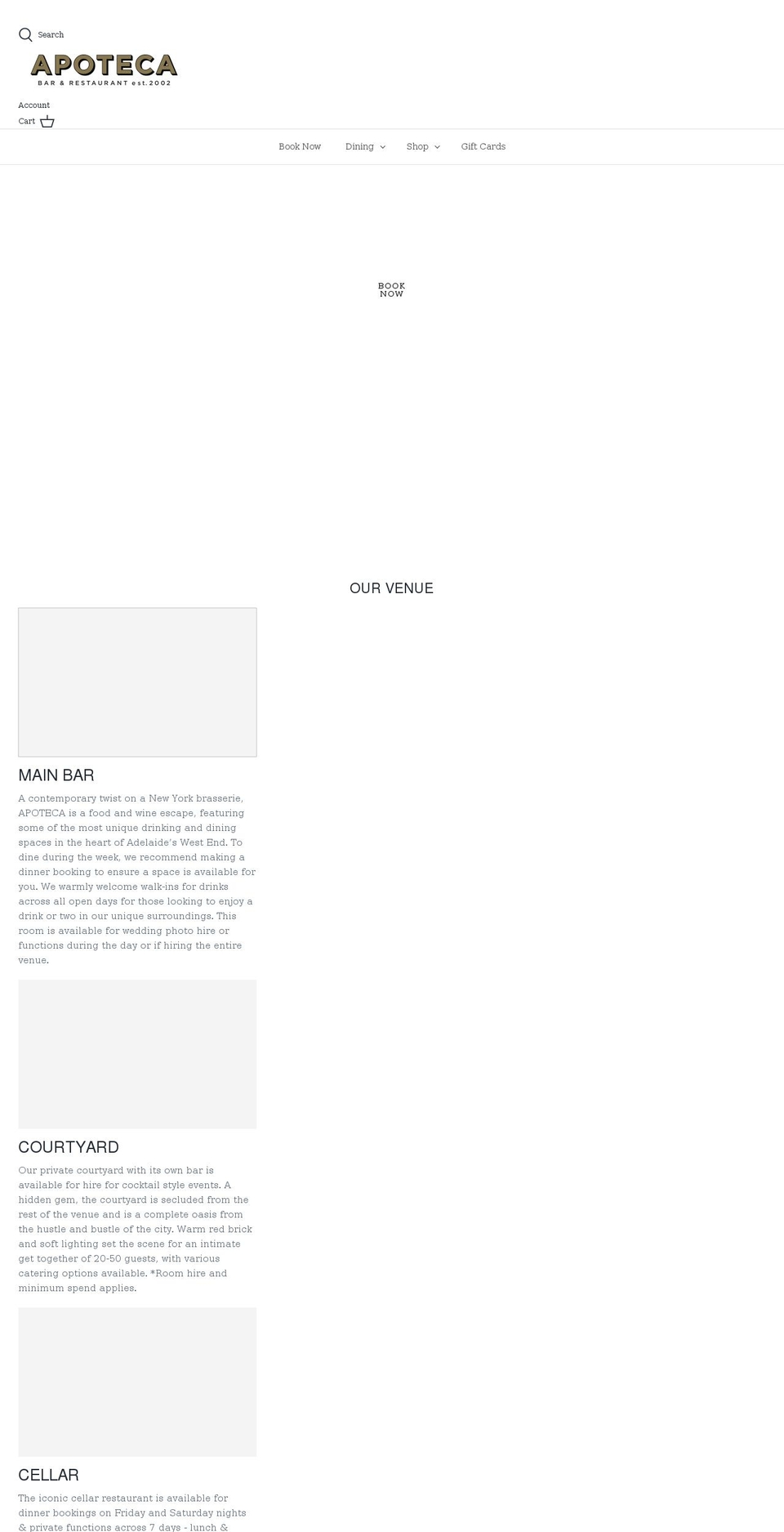 apoteca.com.au shopify website screenshot